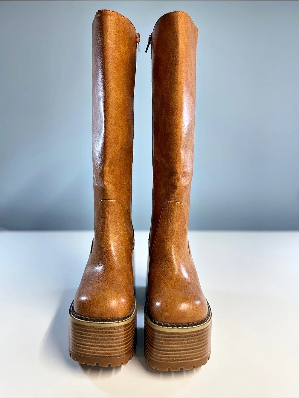 Delia’s Brown Platform Heeled Boots
